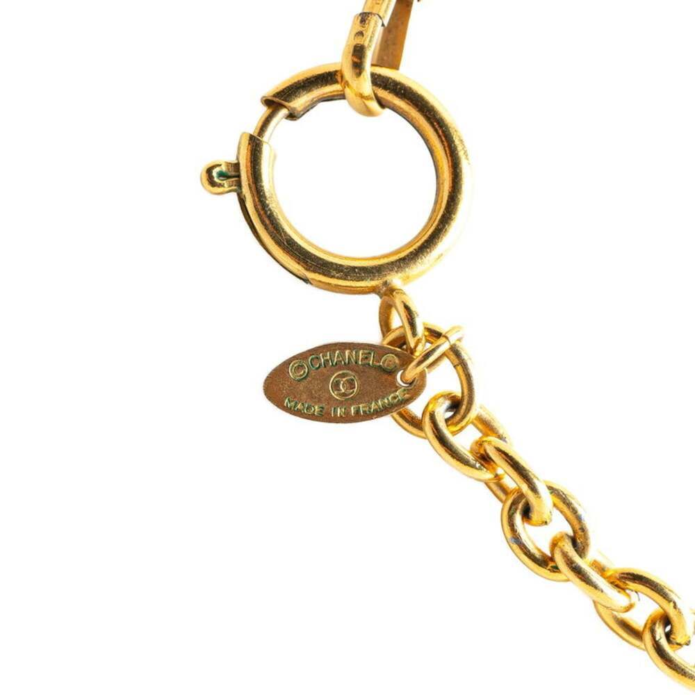 CHANEL Gold Logo Necklace - Picture 3 of 5
